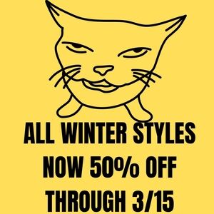 Yellow Graphic Cat Poster
